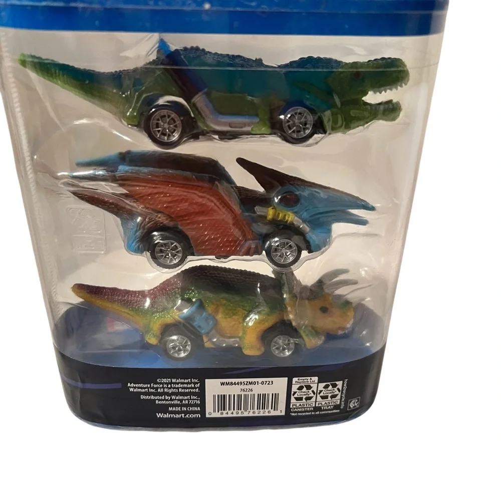 Dino Racers Vehicles Adventure Force 3 pack Ages 3+ New in Package